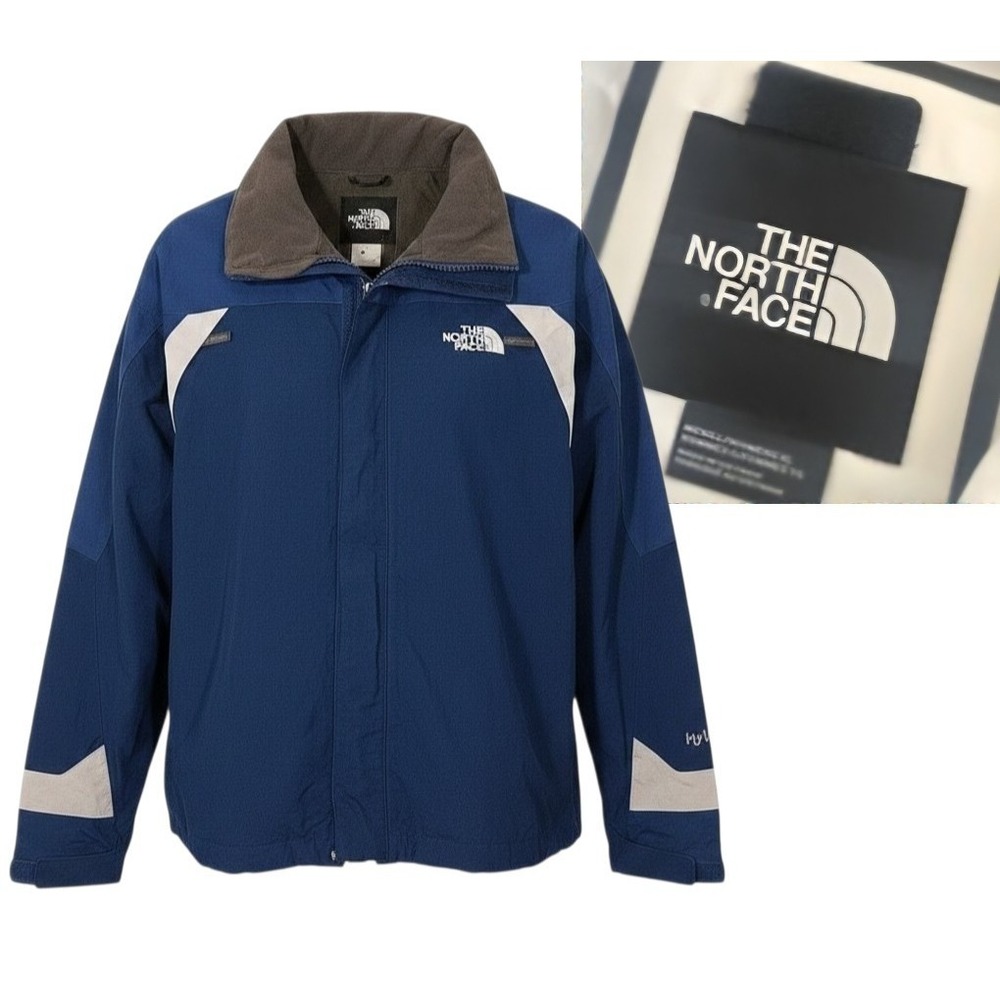 North Face Jacket Mens XL Blue HyVent Waterproof Outdoors Rain Coat Ski‎ Snow